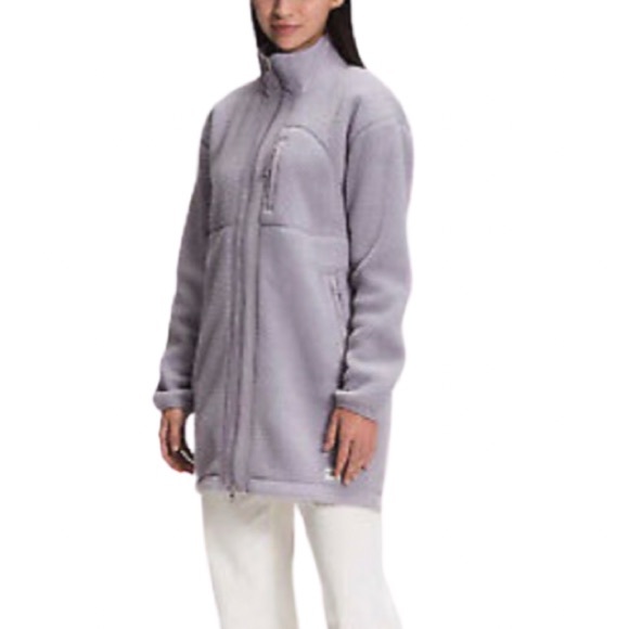 The North Face Women’s Cragmont Fleece Coat In Minimal Grey - Picture 9 of 11